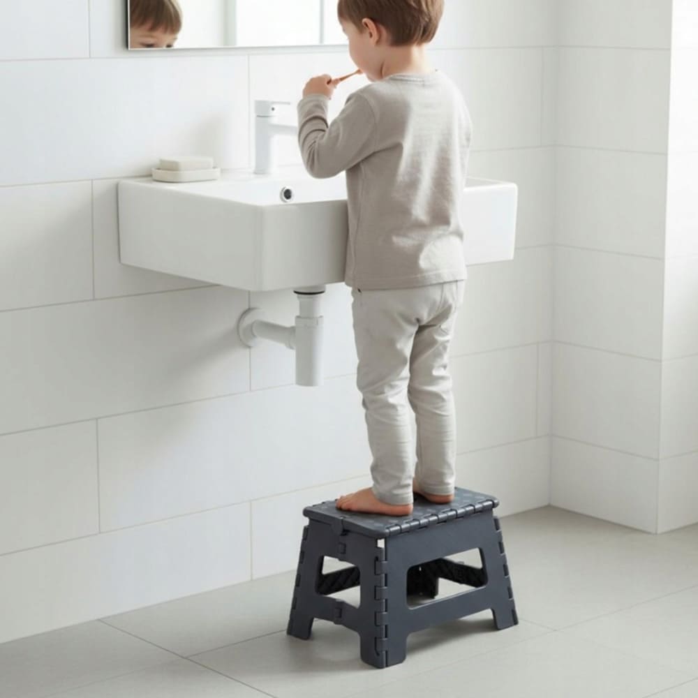 Marchepied pliant antidrapant 150 kg - Gris