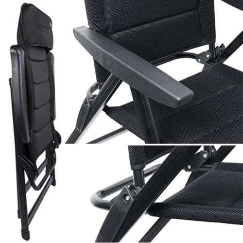 Fauteuil matelass Mesh Summer Noir