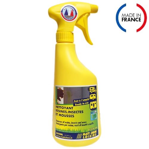 avis sur Nettoyant rsines, insectes et mousses 600 ml MATT CHEM