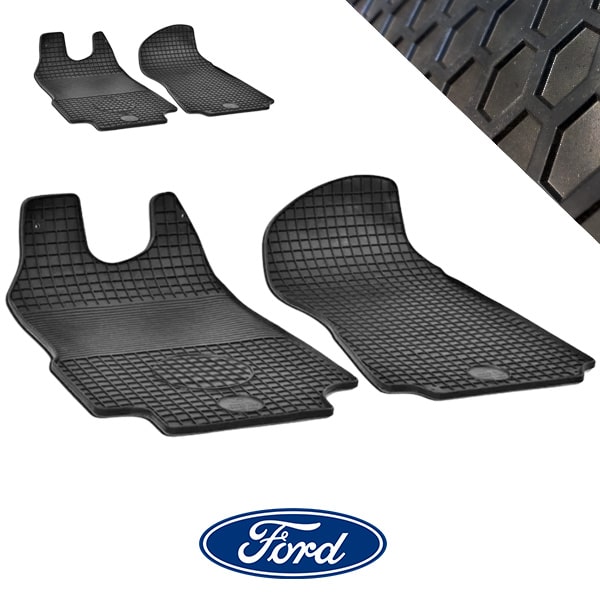 Tapis de cabine caoutchouc Ford Transit de 2000  2013
