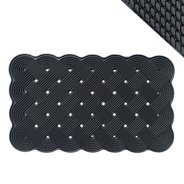 Tapis entre 75 x 45 cm caoutchouc  Love Knot