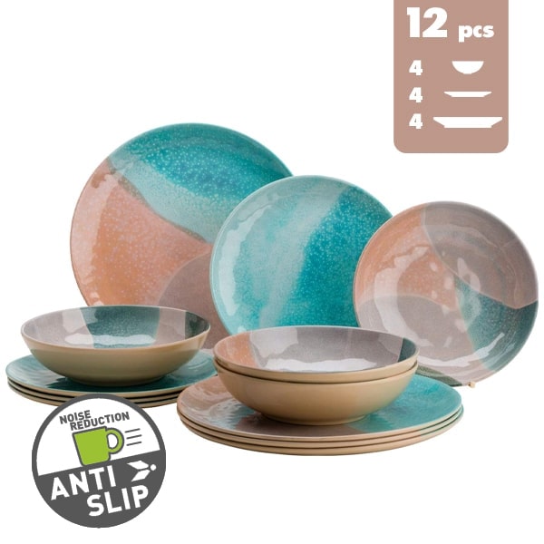 avis sur Lot de vaisselle Mlamine Dunes