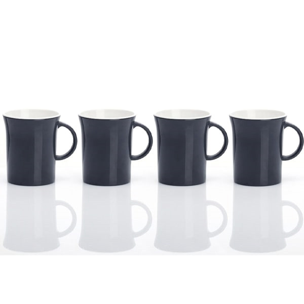 Lot de 4 Mugs Mlamine Two Tone 