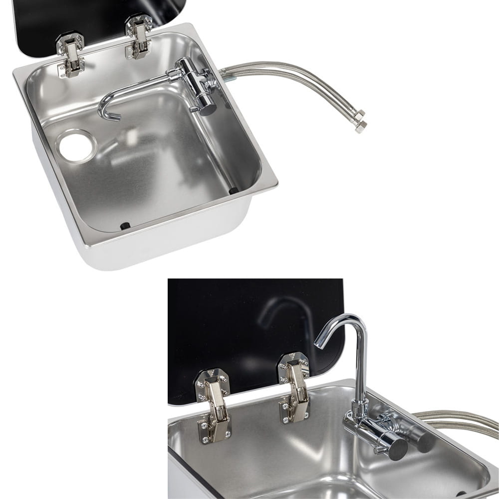 �vier � couvercle avec robinet Carbest