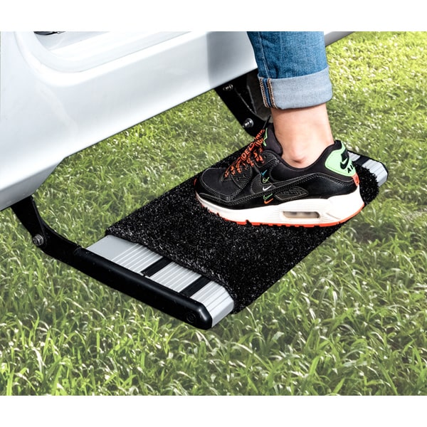 Tapis brosse Noir pour marchepied