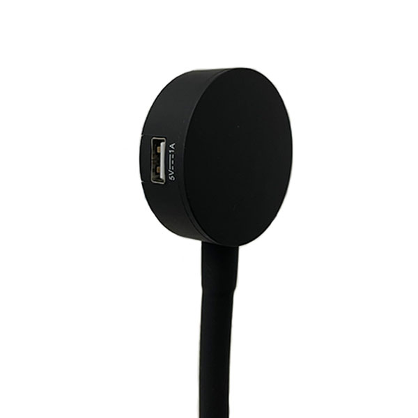 Spot LED Noir mat 10-16V 2W USB
