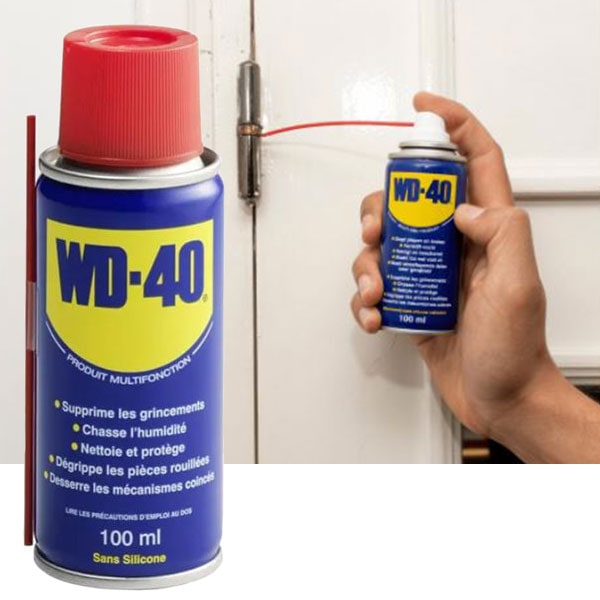 Lubrifiant dégrippant WD40 spray, 100ml