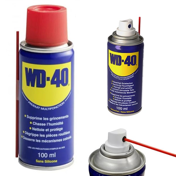 Lubrifiant dégrippant WD40 spray, 100ml