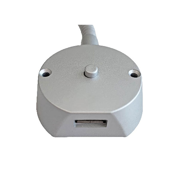 Spot LED gris 10-30V 1W USB