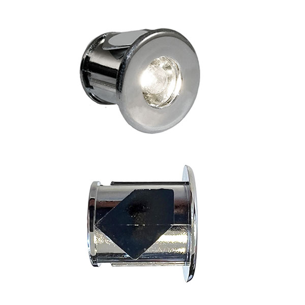 Mini Spot LED Campio Chrom 18mm encastrable
