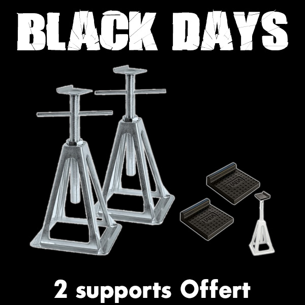 Lot de 2 Chandelles aluminium + Supports Offerts