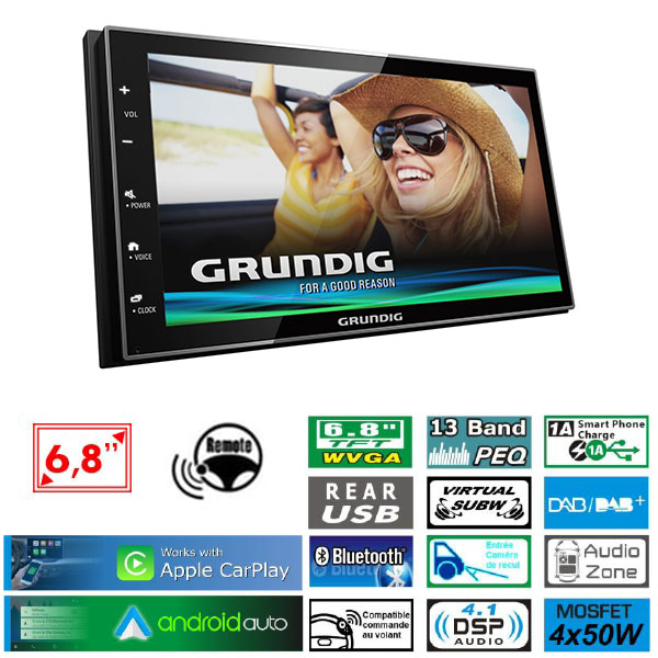 Station multimdia GRUNDIG GX-3820 + adaptateur DUCATO
