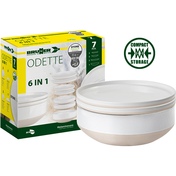 Lot de vaisselle Stone Touch ODETTE 6 en 1