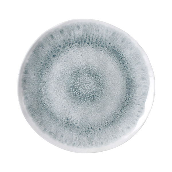 Assiette plate Melamine Pearl base anti-drapante