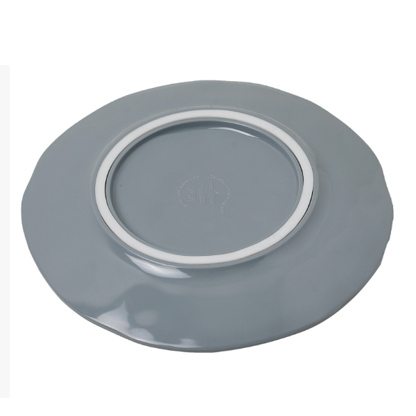 Assiette  dessert Melamine Pearl base anti-drapante