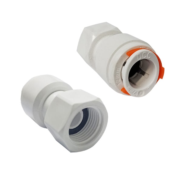 Raccord rapide droit 12mm femelle 3/8
