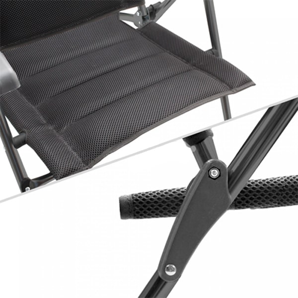 Fauteuil matelass alu Skye 3D Compact Noir BRUNNER