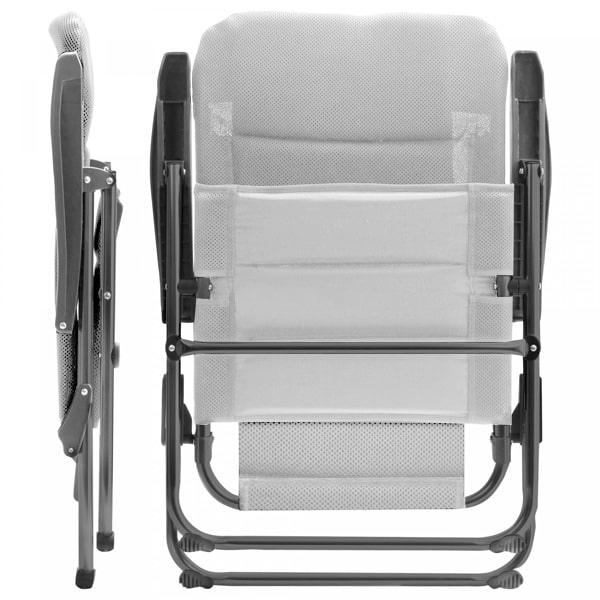 Fauteuil matelass alu Skye 3D Compact Gris BRUNNER