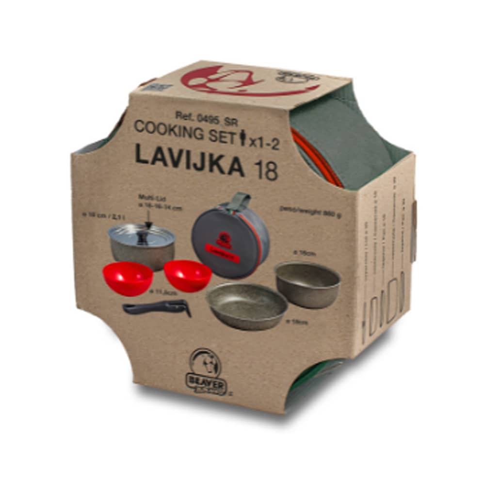 Popote alu LAVIJKA 18 cm 6 pi�ces