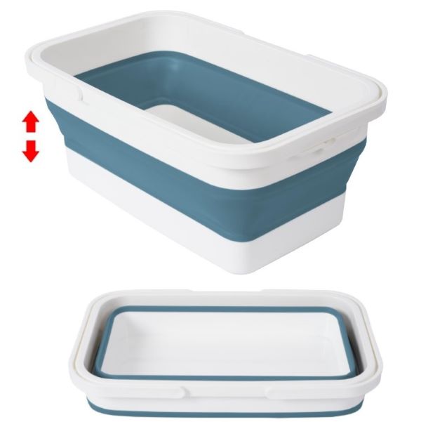 avis sur Bassine rtractable avec anse en silicone Incasa