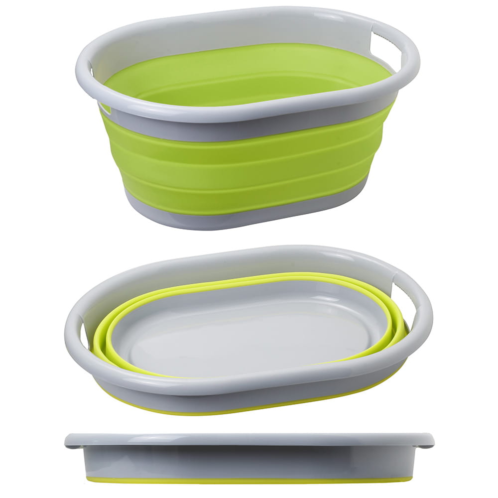 Bassine pliable en silicone avec poign�es Lotus Fold-Away 36 L BRUNNER