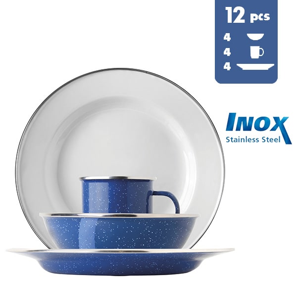 Lot de vaisselle Inox EASTWOOD