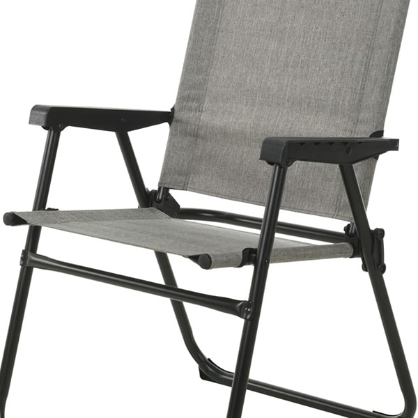 Chaise pliante Grise REDCLIFFS
