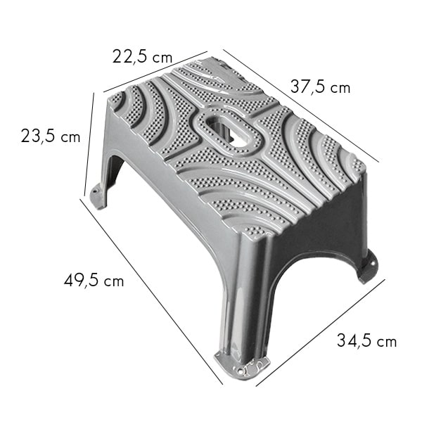 Marchepied GAMUT Brunner gris