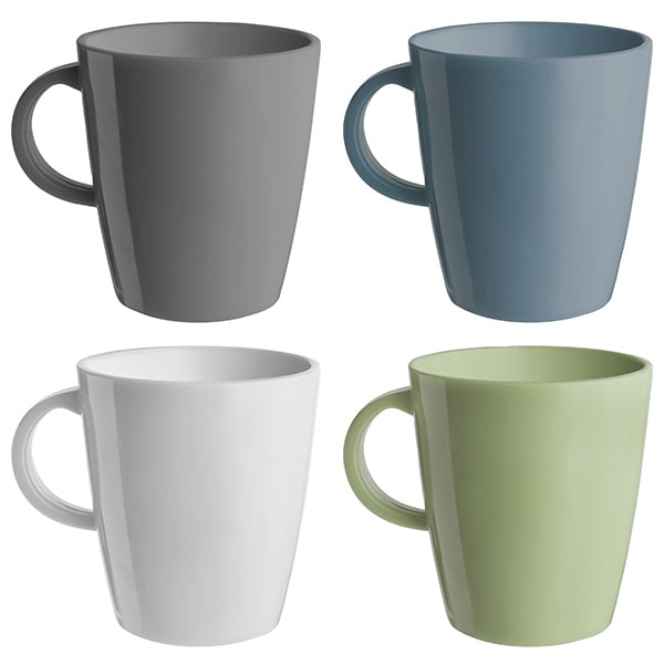 Lot de 4 Mugs 30 cl DOLOMIT Brunner