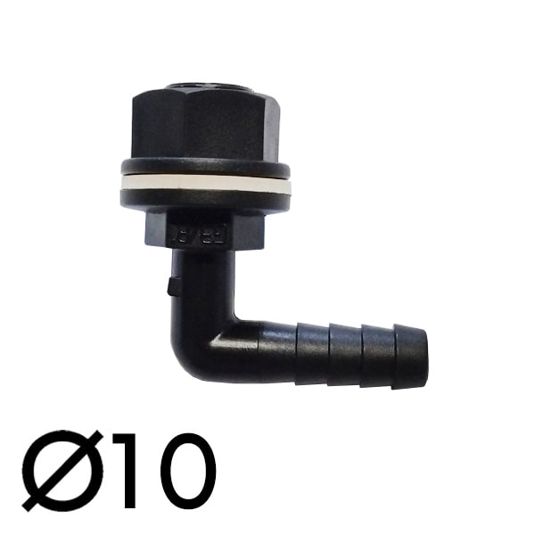Raccord coude diamtre 10 mm filetage 3/8
