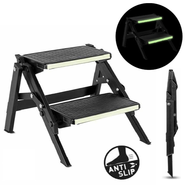 Marchepied Alu Pliant RUCKSTEP Black Fluo Brunner