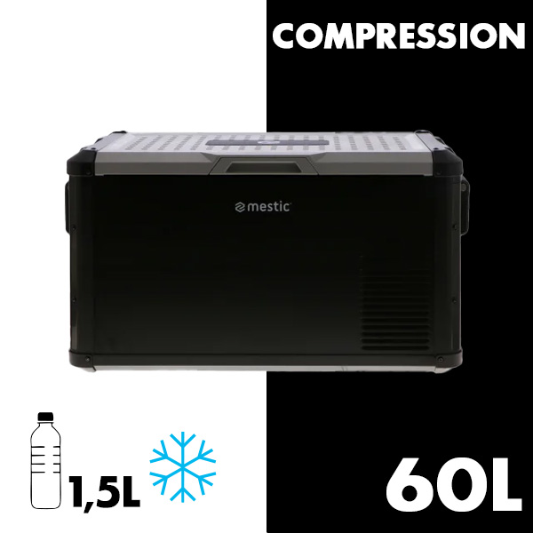 Glacire 60L  compression 12/24V et 230V MESTIC MCCP-60 AC/DC