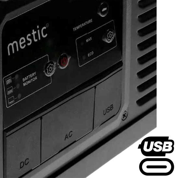 Glacire 60L  compression 12/24V et 230V MESTIC MCCP-60 AC/DC
