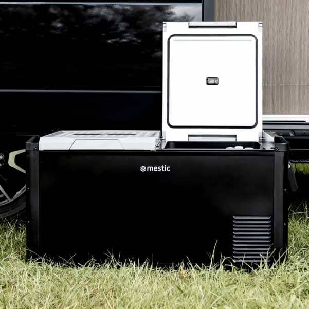 Glacire 75L  compression Dual Zone 12/24V et 230V MESTIC MCCP-75 AC/DC