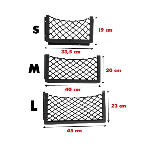Filet de rangement en aluminium CARBEST