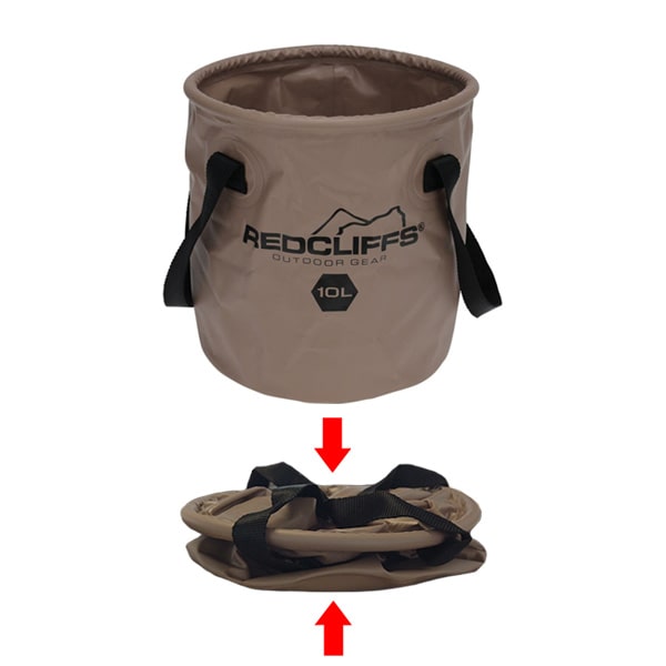 Seau pliable 10L Redcliffs
