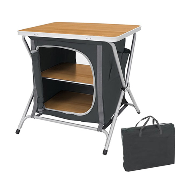 Meuble de camping avec 2 tagres REDCLIFFS