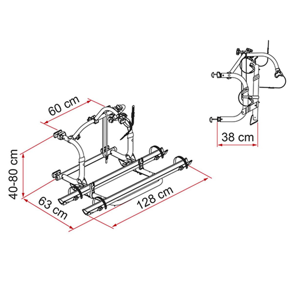 Porte-v�los Carry Bike Pro C FIAMMA 
