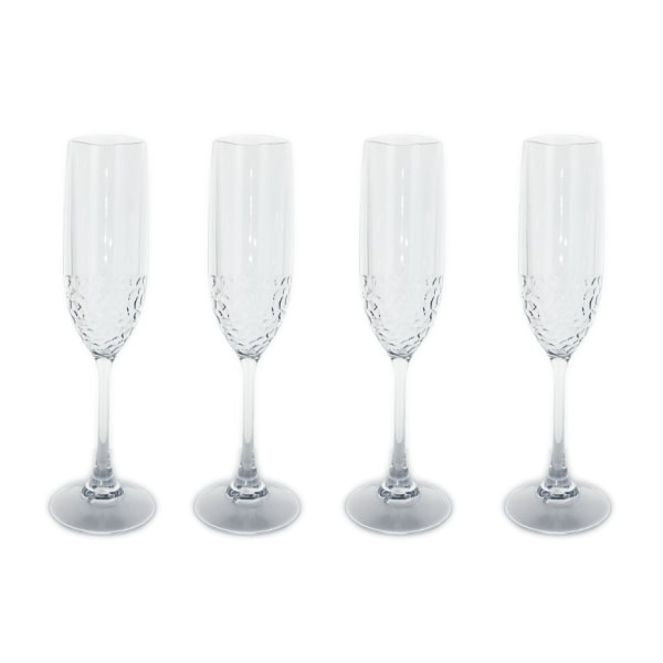 Flûte Champagne Noël Recyclable Pied Rose Gold