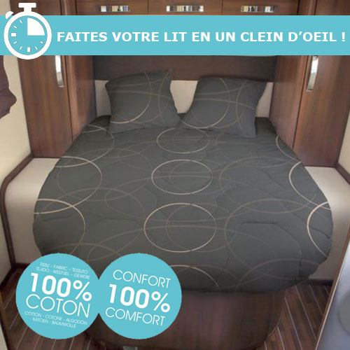 Lot de 2 taies d'oreiller ELLIPSE
