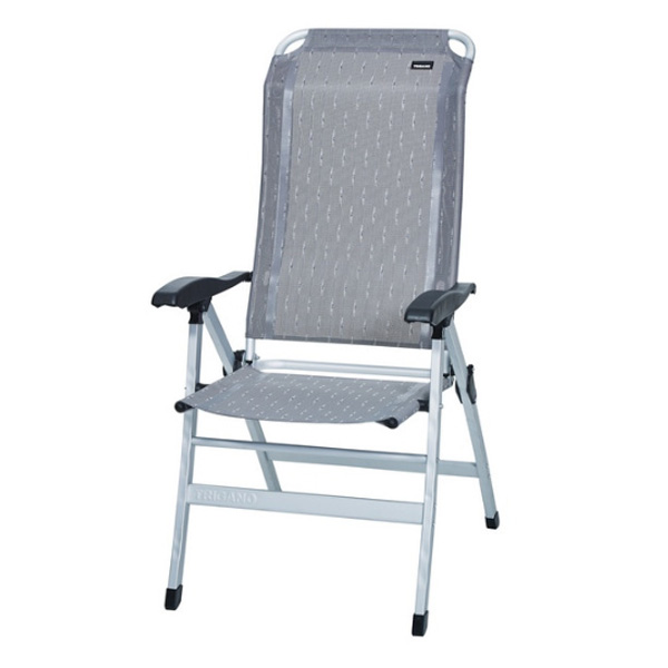 Fauteuil inclinable alu dossier haut ECO Basalte TRIGANO