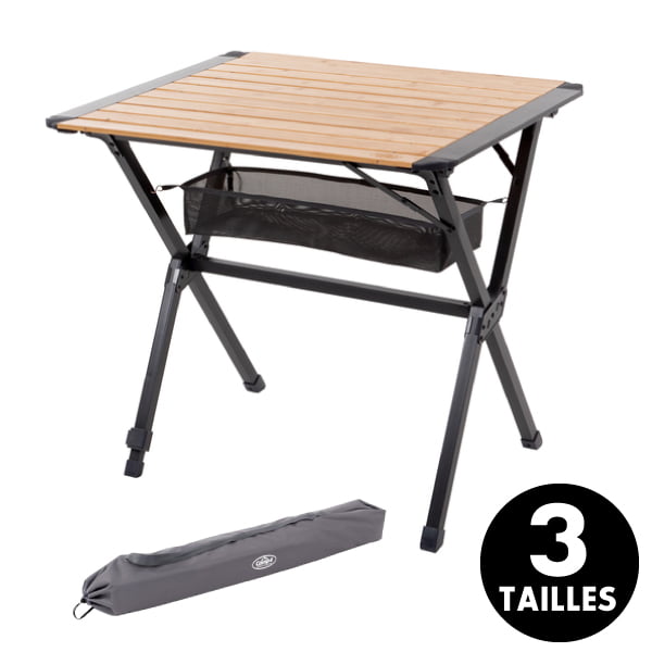 Table de camping en bambou Mendoza CAMP4