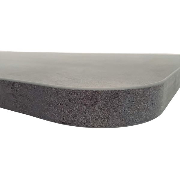 Plateau de table lger aspect bton