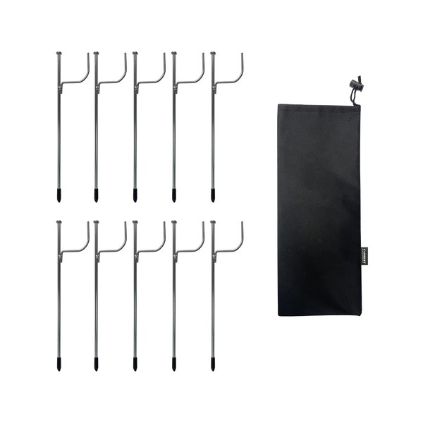 10 piquets de sols pour tuyau d'vacuation CARBEST