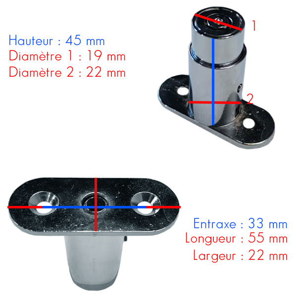 Kit 3 Barillets IMC universels + 3 cls