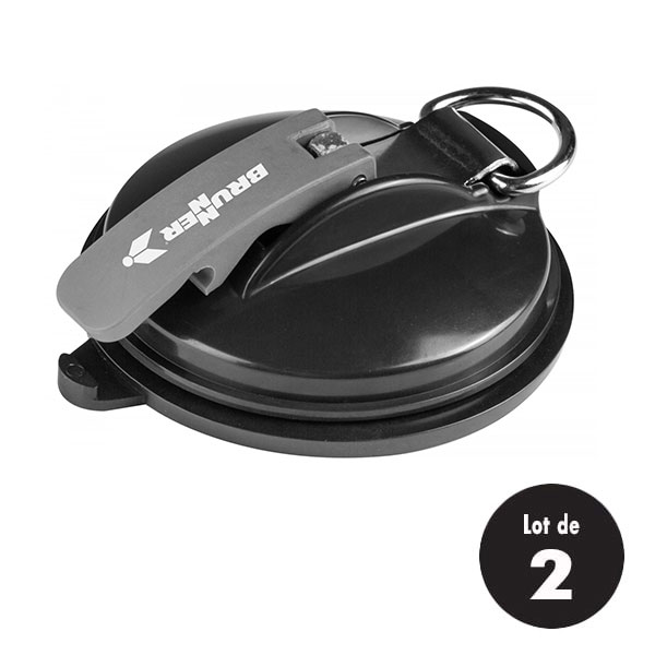 Lot 2 Ventouses de tension  11,5 cm 12kg Ataco BRUNNER