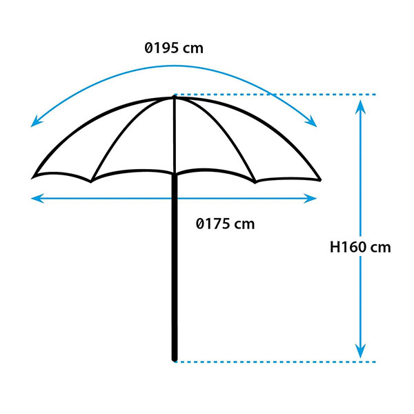 Parasol de plage BEACH PARSOL XL Brunner