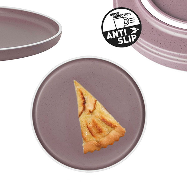 Assiette  dessert Mlamine 20cm DOLOMIT Rose