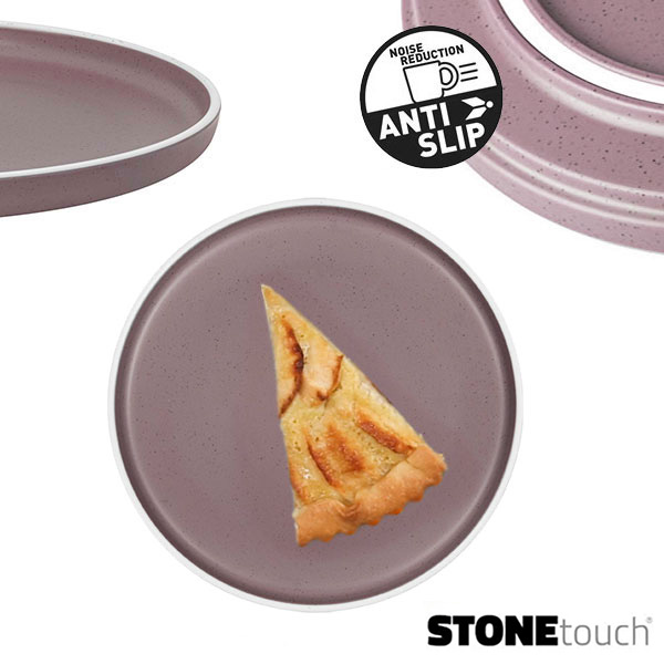 Assiette  dessert Mlamine 20cm DOLOMIT Rose