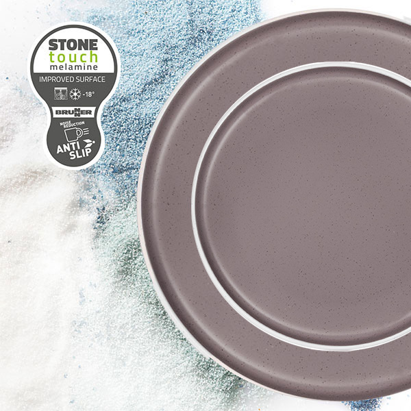 Assiette  dessert Mlamine 20cm DOLOMIT Rose